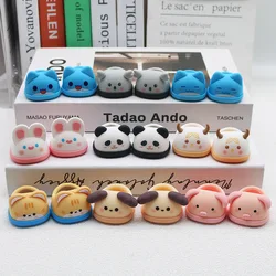 2PCS/Pair Cute Doll Shoes 4.3cm Cartoon Dog Mini Shoes For Pullip Licca Lati Dolls Keychain Accessories toys