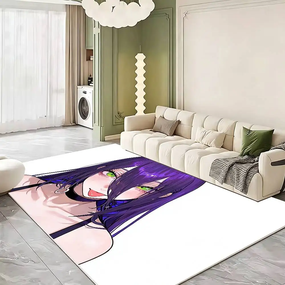 C-Chainsaw Man Reze Arc Floor Mat Bathroom Absorbent Mat Simple Door Dirt-resistant Mat Home Kitchen Mat