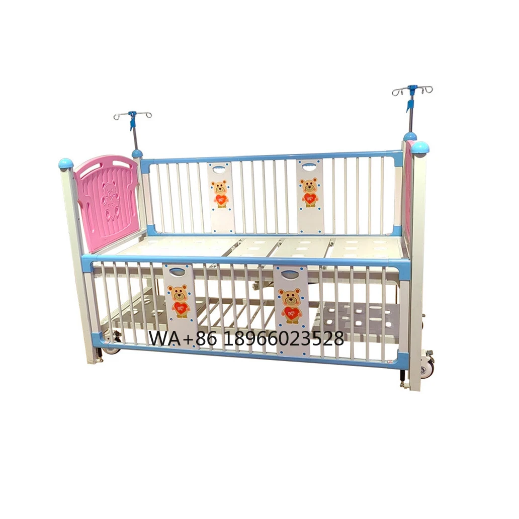 Deluxe Manual Movable Children's Dual Function Hospital Bed Children's Pediatric Medical Bed