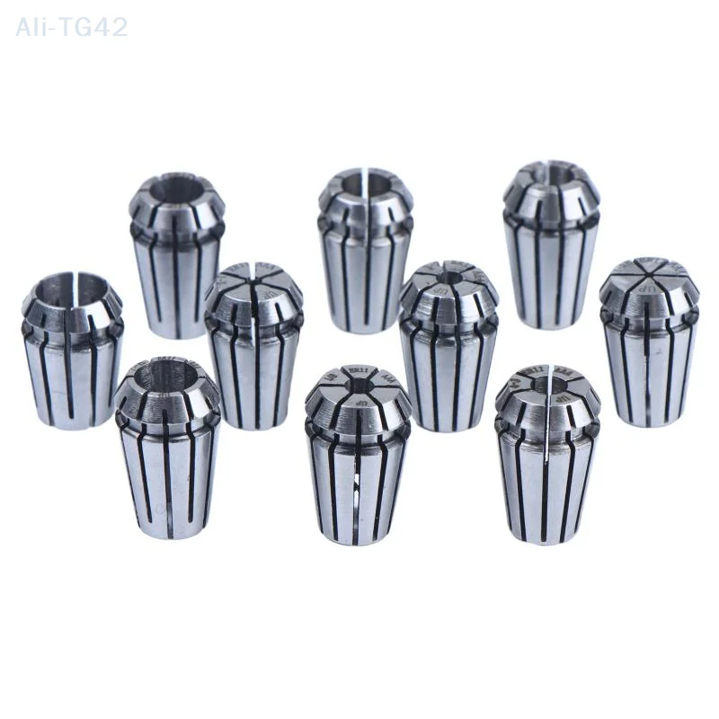 pogyrt ER11 ER16 ER Spring Collet Chuck 0.005mm Accuracy 0.008mm For CNC Milling Tool Holder Engraving Machine Spindle