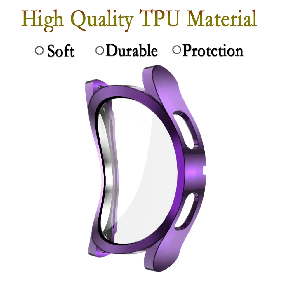 For Samsung Galaxy Watch 4 40mm/44mm Watch Case Soft TPU Cover Protector Shell With Protector Durable Screen Protection