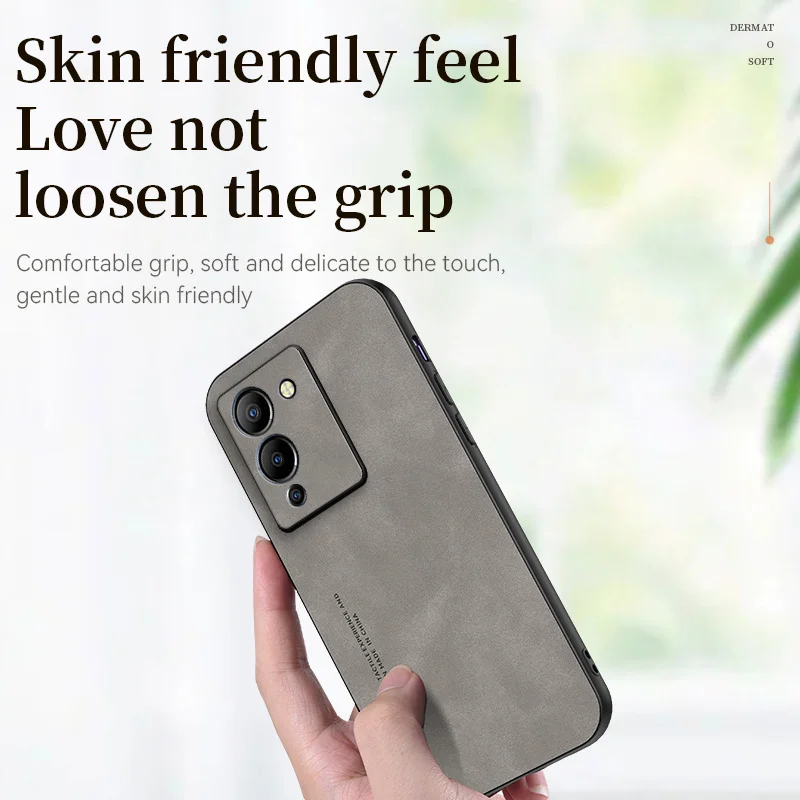 For Infinix Note 12 G96 Case Luxury Matte Leather Shockproof Back Cover for Infinix Note12 G96 X670 4g Soft Bumper Phone Cases