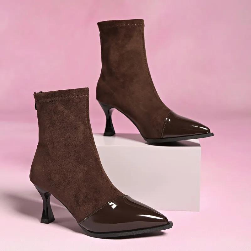 

High Heels High Heels 2025 New Stretch Boots Skinny Booties