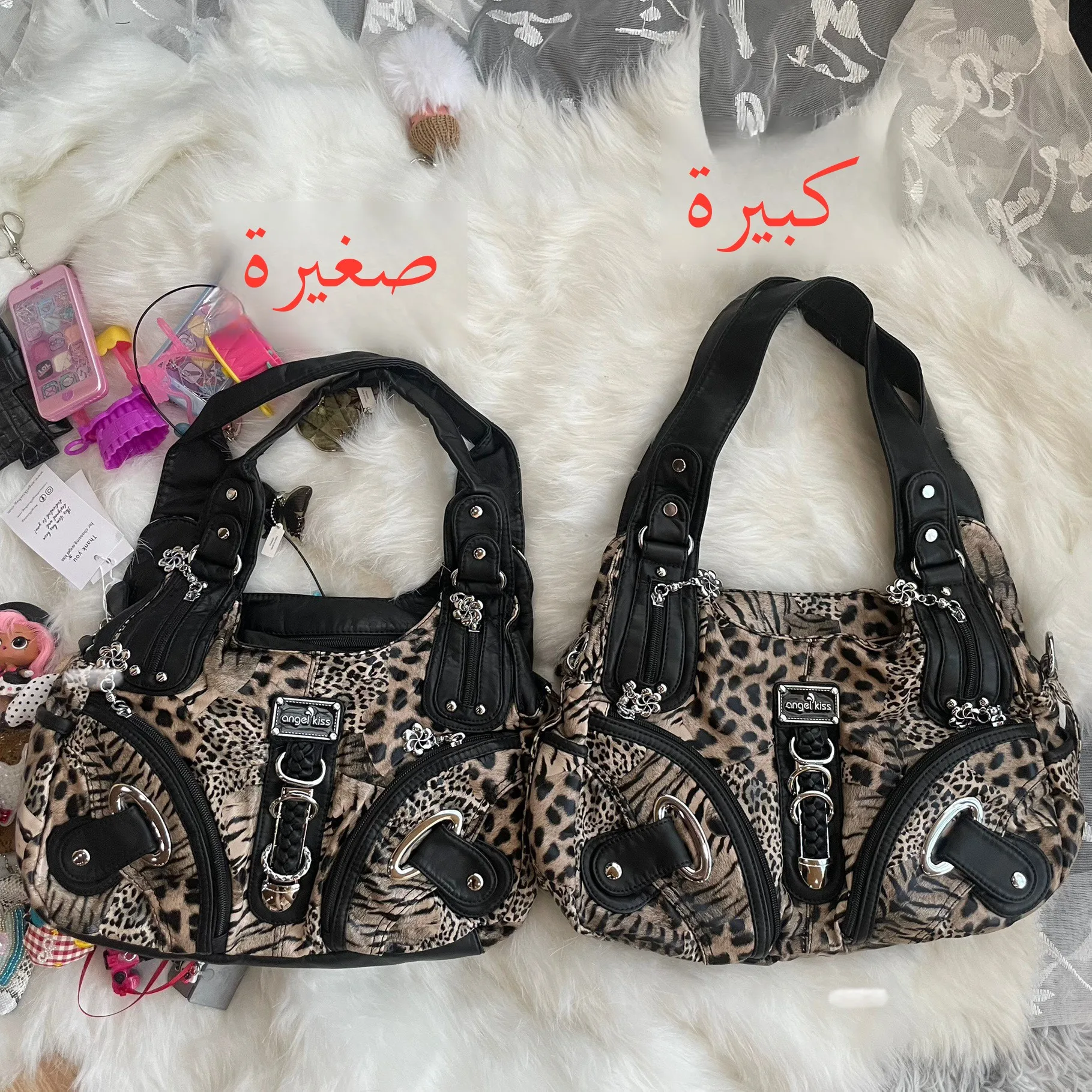 

Millennium ретро винтажная мягкая кожаная большая сумка подмышки Capaci оригинальная маленькая байкерская сумка через плечо Angel Kiss Y2K для молодежи