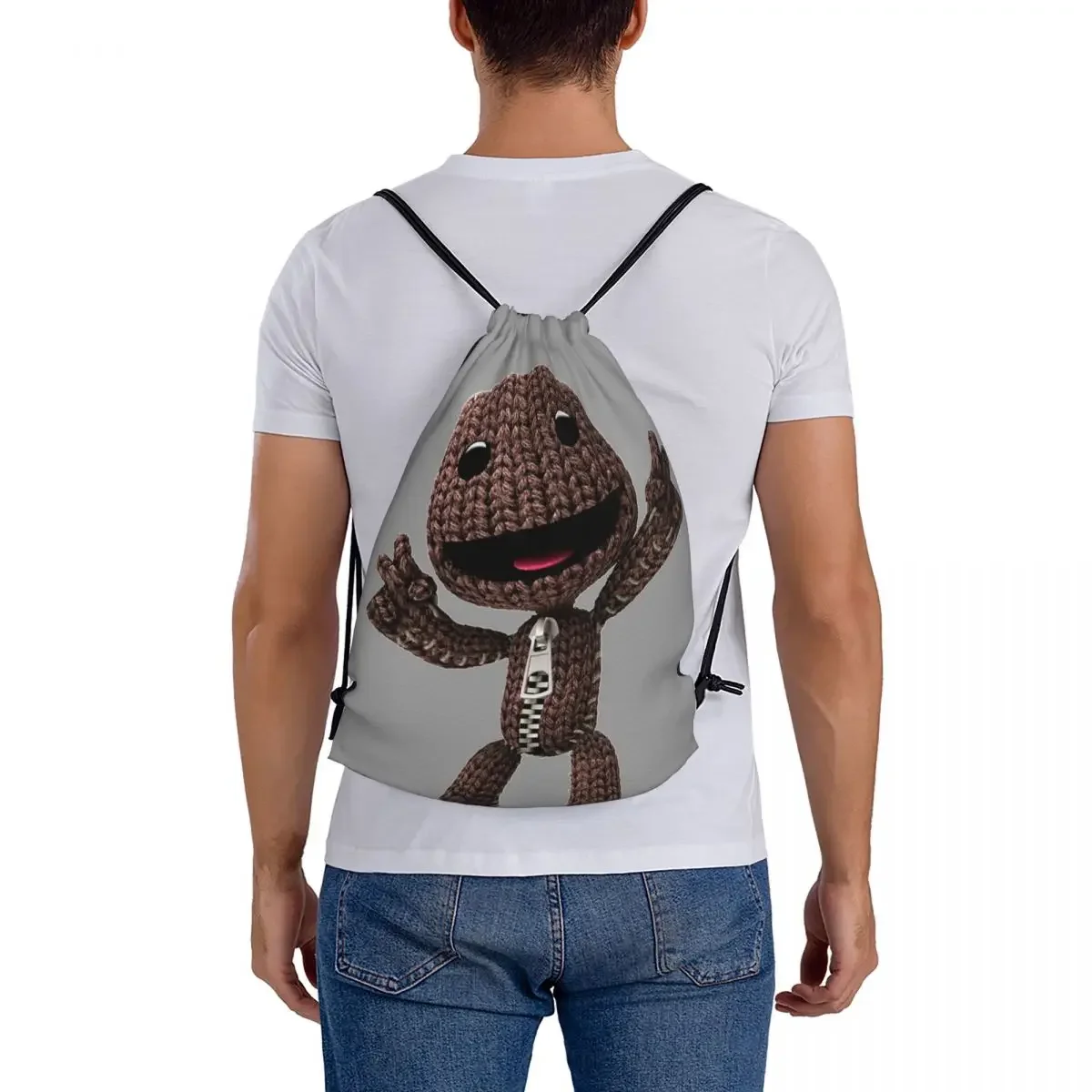 Sacs à dos LBP Sackboy pour hommes et femmes, sacs à bandoulière de proximité portables multifonctions, sac de sport de poche Bundle, sac à livres pour étudiants