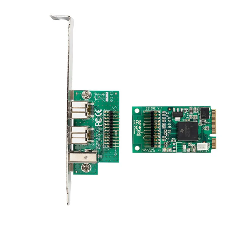 Imagem -03 - Mini Pci-e ao Cartão do Controlador de Ieee 1394 Porto Firewire 1394a e Portos 1394b para Unidades Removíveis do Disco Rígido de dv da Câmera Digital