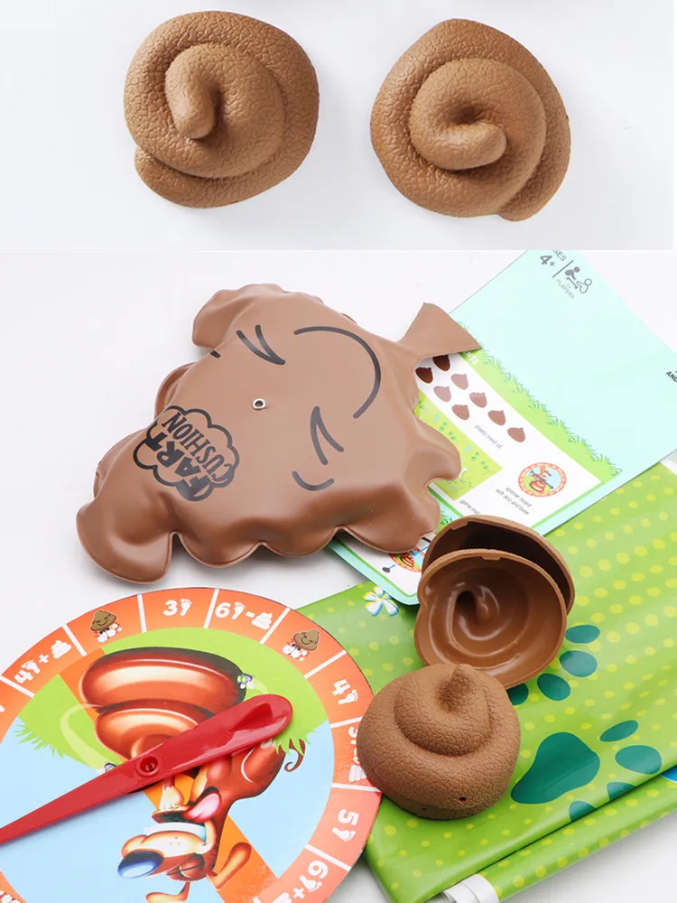 لعبة ركل البراز المغطى بالعمى، لعبة خارجية وداخلية للأطفال، مقلب مرح، هدية إبداعية قابلة للنفخ للأطفال من سن 4-2 #3