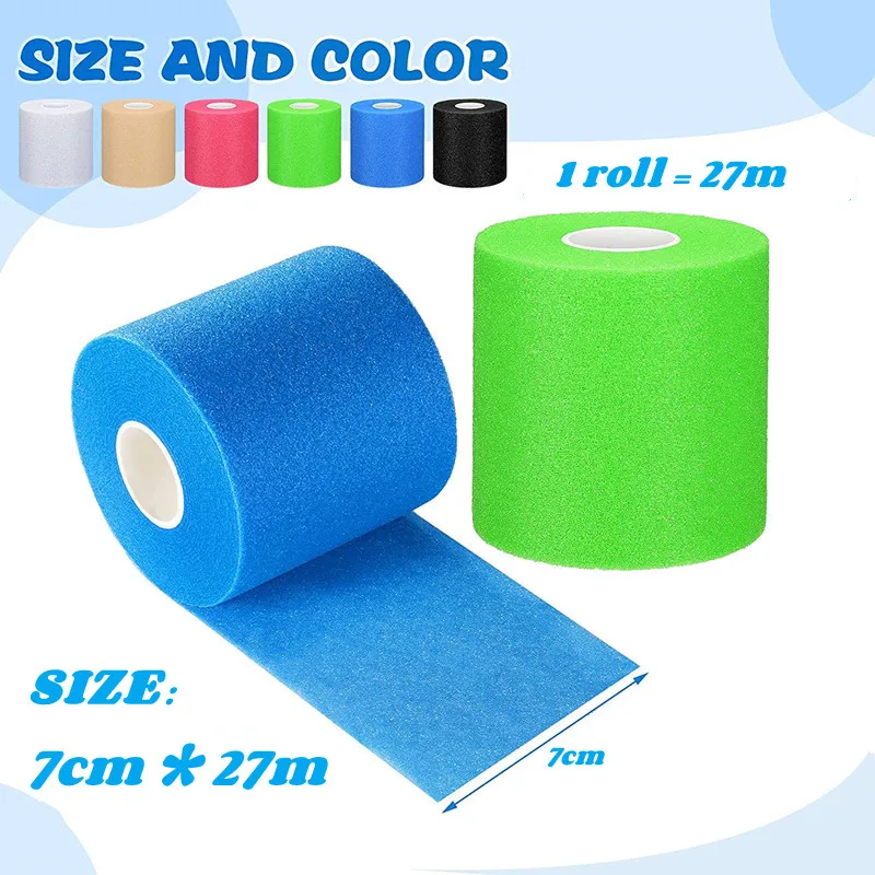 1 Pc Foam Underwrap Tape Sports Pre-wrap Athletic Tape Elastic Sports Prewrap Bandage Protect for Ankles Wrists Hands Knees