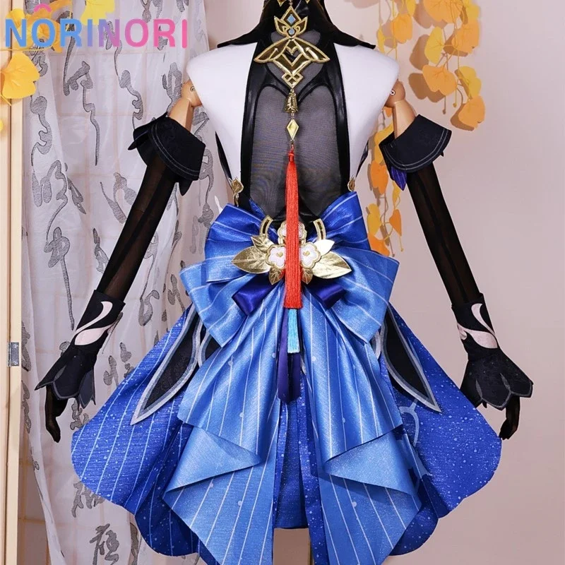 Genshin Impact Cosplay fantasia, flor de Crepúsculo Gan Yu conjunto completo, Liyue lanterna Rite peruca, nova pele, ano 2024