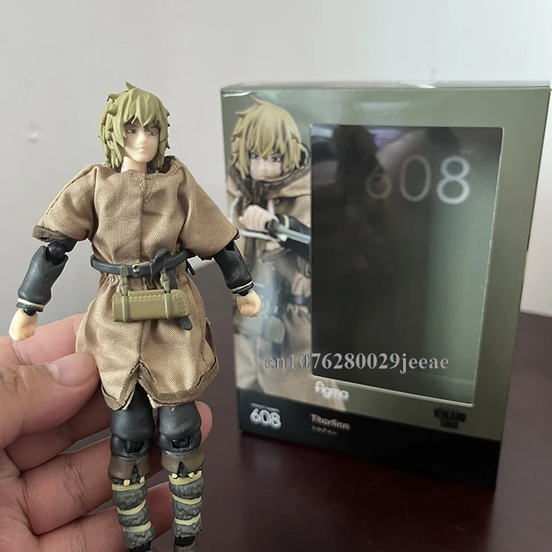 Figma 608 Thorfinn Vinland Saga عمل نموذج لجسم المشتركة المنقولة دمية هدية عيد ميلاد للأصدقاء رف الكتب ديكور اللعب 14 سنتيمتر