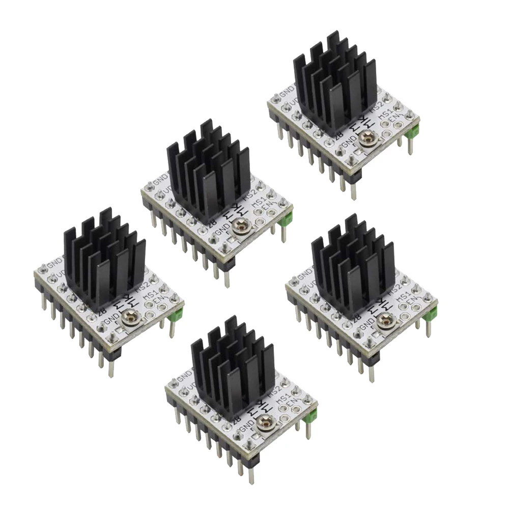 Driver de motor de passo para impressora 3D, vara ultra silenciosa, compatível com MKS, SGen L Gen L, V2.0, 2208, TMC2208, 5pcs