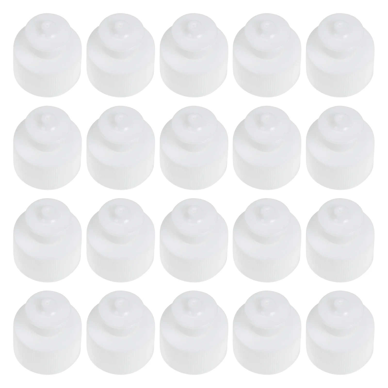 

20 Pcs Cap Sports Water Bottle Trip Drink Sealing Lids Screw Kettle White Portable Caps