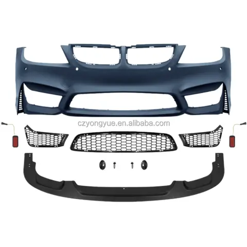 Front Bumper Parts Body Kit Pre Lci M4 Style Front Bumper Kit for BMW 3 Series E90 328i 2005 2006 2007 2008 2009 2010 2011 2012