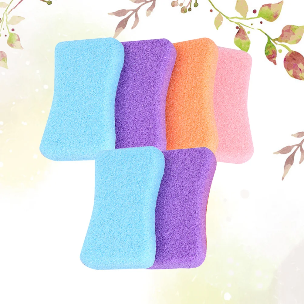 

6Pcs PU Material Grinding Foot Tool Remove Old Callus Quickly Exfoliating Tool No Harmful Substances Pedicure Pumice