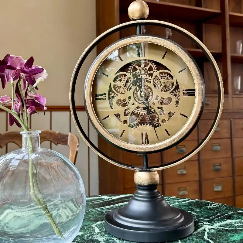 Metal Upgrade Elegant Table Clock Roman Black Nordic Modern Digital Clock Luxury Bedroom Design Orologio Da Parete Room Decor