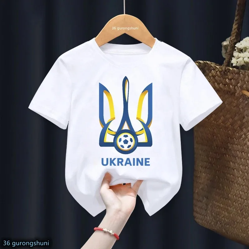 t-shirt for boys Cute Ukraine TShirt Ukrainian T-Shirt Harajuku Kids Tshirt Tee Little Boys Girls Unisex Top ShortSleeve T-Shirt