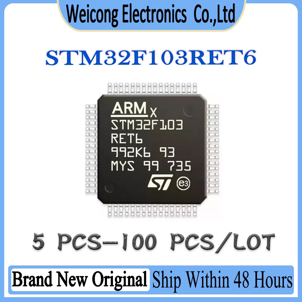 STM32F103RET6 STM32F103RET STM32F103RE STM32F103R STM32F103 STM32F STM32 STM IC MCU Chip LQFP-64