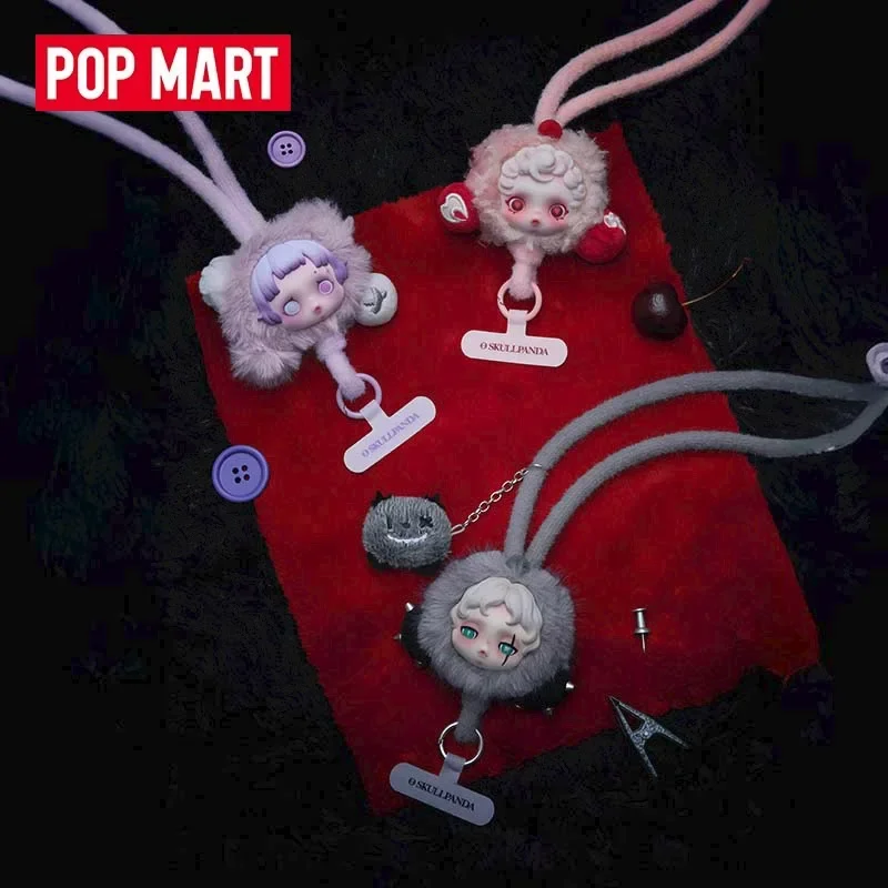 Pop Mart ремешок для мобильного телефона слепая коробка SKULLPANDA без рукавов театр аниме фигурка-сюрприз подарок на день рождения