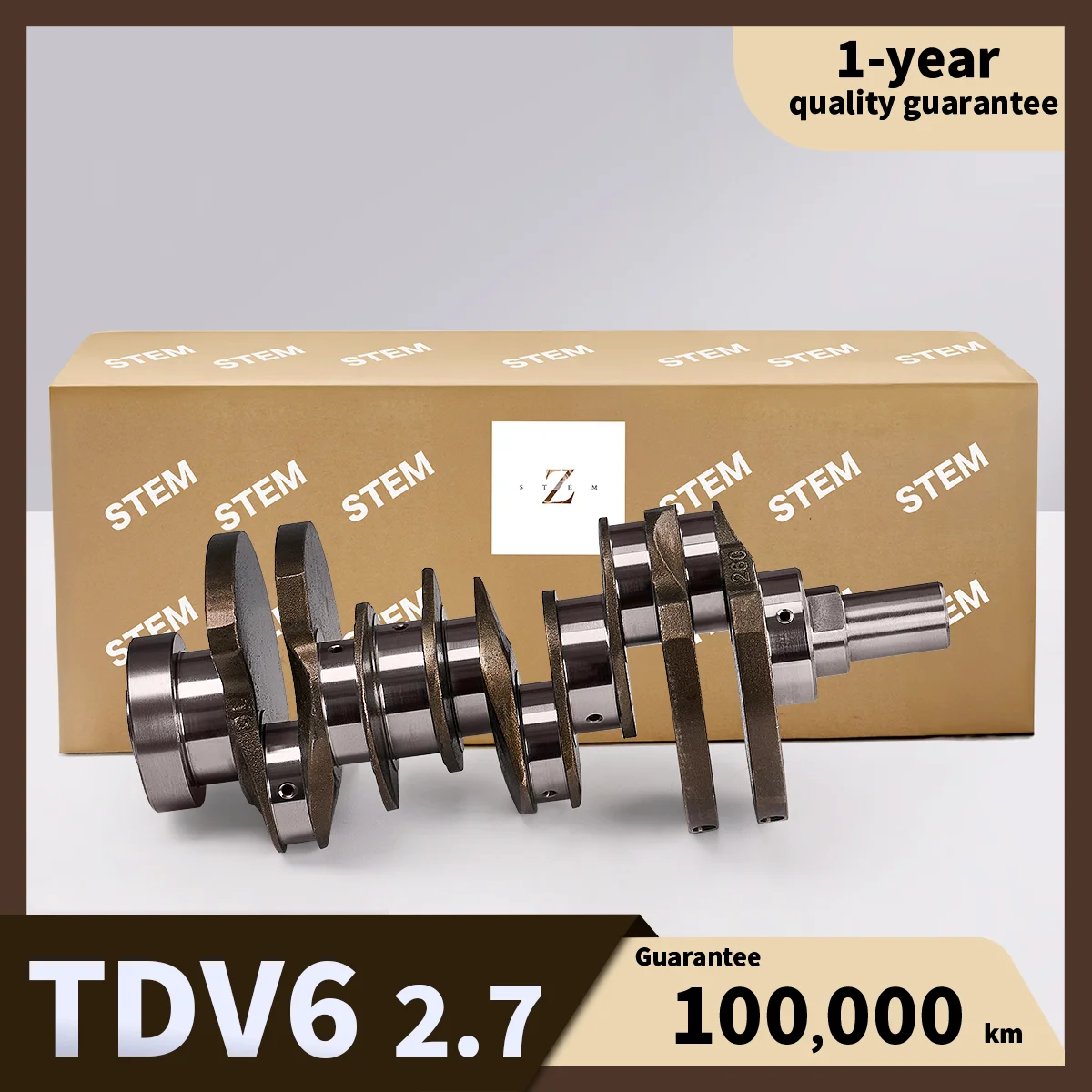 

Land Rover LR010297 Crankshaft 2.7 TDV6 (272DT) Engine Compatible with Discovery 3/4 Range Rover Sport 1 Year Shelf Life