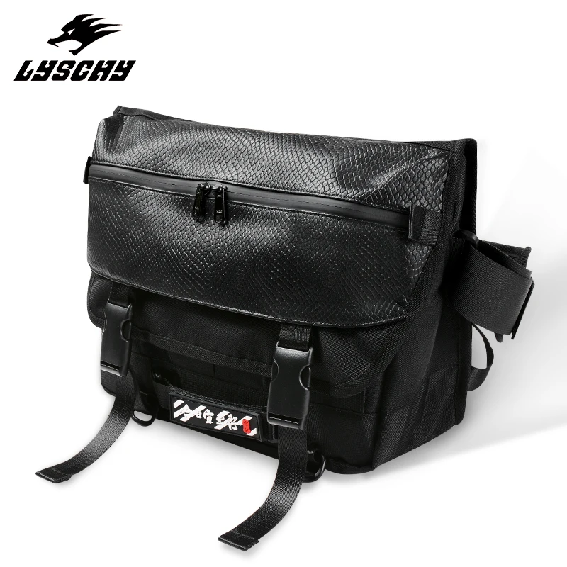 

2023 Newest LYSCHY Motorcycle Riding Shoulder Bag Waterproof Crossbody Bag Messenger Bag Postman Bag Knight Equipment Male Bags