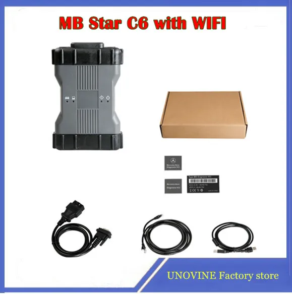 MB Star C6 Diagnostic Tool & Code Scanner Programming for Benz/Mercedes C6 Star MB Multiplex WIFI Connection Better than C4 C5