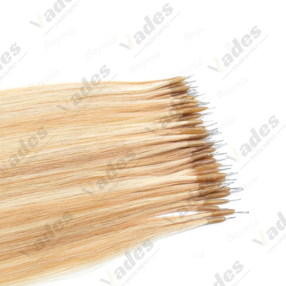 

12-22 дюйма, черные длинные прямые волосы, нано-наращивание волос, человеческие волосы для женщин, невидимые, добавьте длину и объем, 30 г/упак.