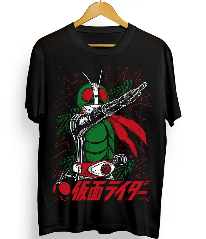 Anime Kamen Rider T-shirt Masked  Gift Shirt Unisex Short Sleeve All Size