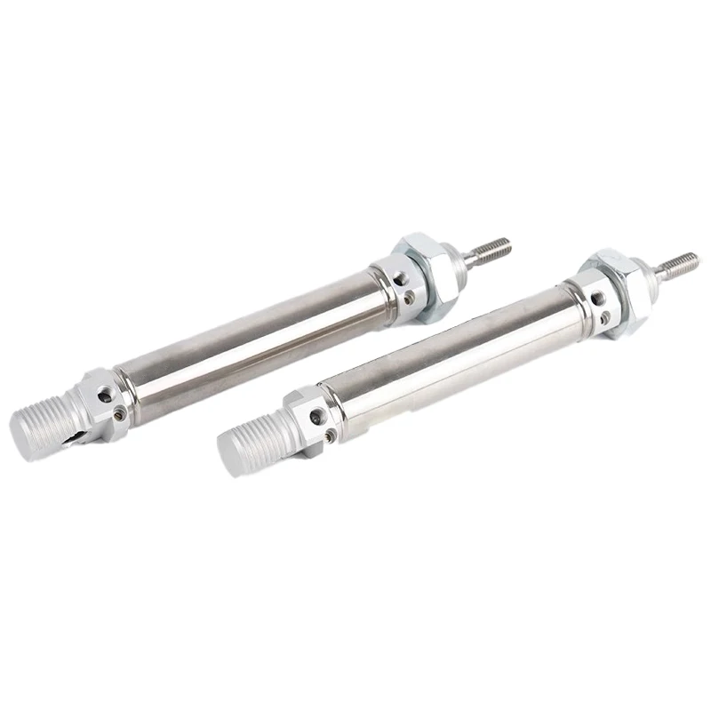 DSNU Mini Stainless Steel Double Acting Piston Pneumatic Cylinder DSNU Bore10 12 16 20 25 32 40mm Replace High Quality Cylinder
