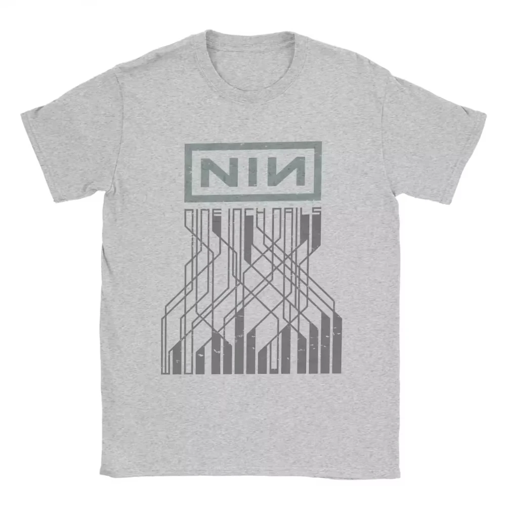 تسعة بوصة الأظافر تسعة الصيف تي شيرت الرجال النساء القطن مضحك تي شيرت مطبوع Crewneck تي شيرت للجنسين قصيرة الأكمام بلايز حجم كبير