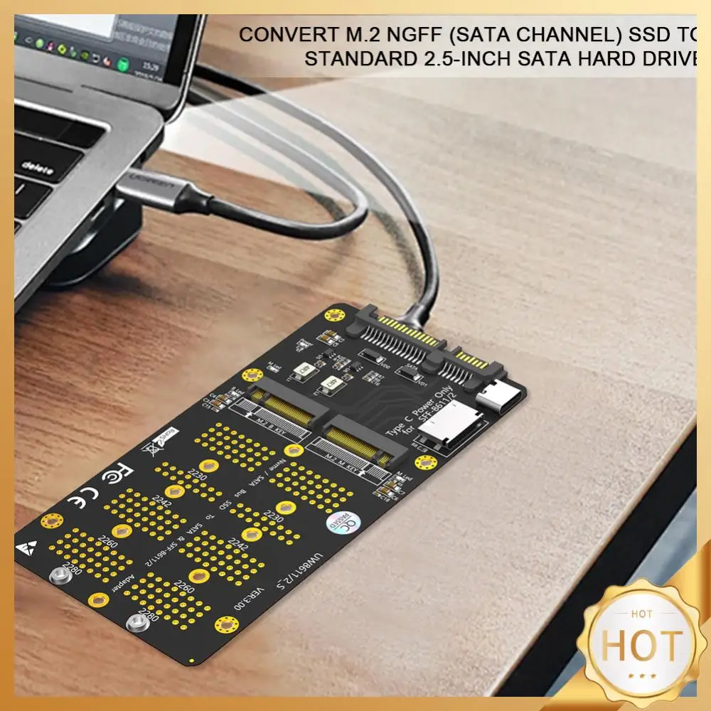 

M.2 NVME M Key To SFF-8611 with Type C Power Board Driver-free Converter Board Support 2230 2242 2260 2280 M.2 SSD