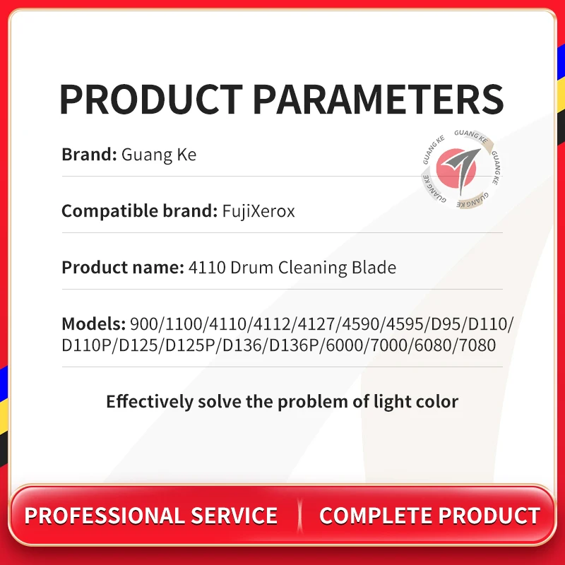 Compatible Drum Cleaning Blade For XEROX D95 900 1100 4110 4127 D136, DocuCentre Durable Squeegee Sharp Printing