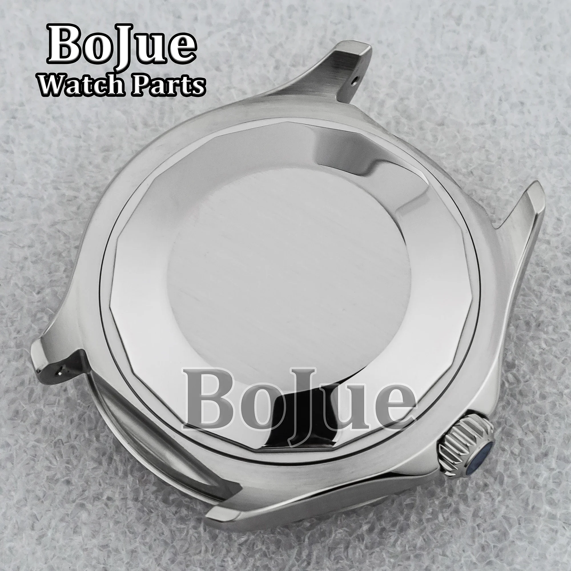 NH35 Caso SUPEROCEAN 200m Mergulho Relógio À Prova D 'Água Aço Inoxidável Cristal de Safira ajuste NH35 Acessórios de Movimento 44mm Caso Masculino