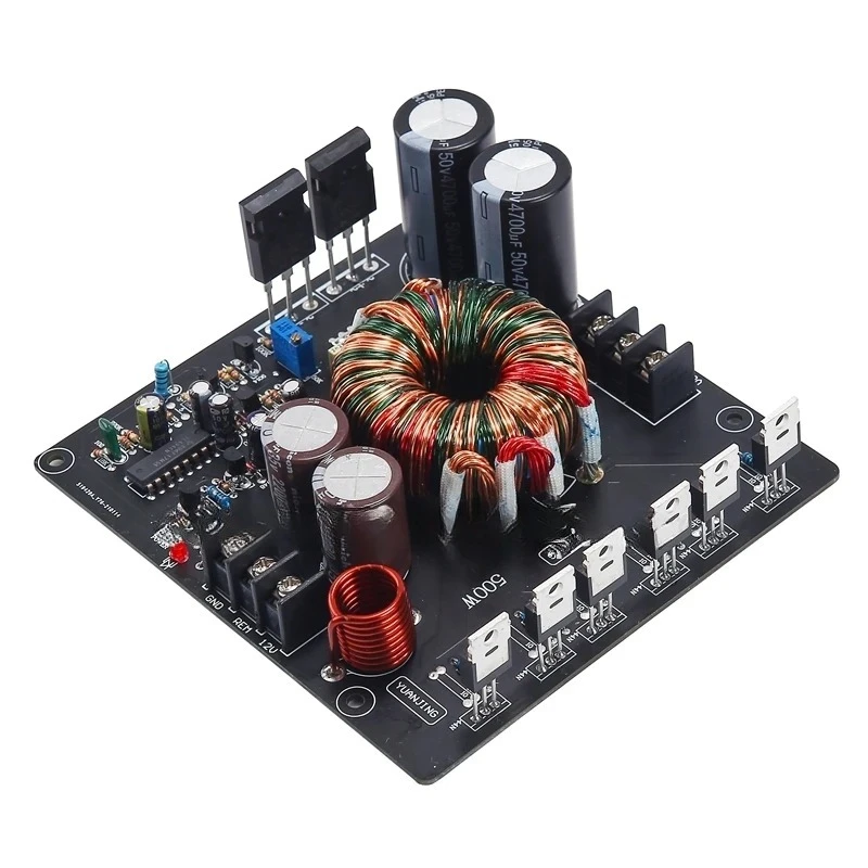 500W DC12V for To Dual  +-40V Boost Power Supply Board For HiFi Amplifier Car Amp