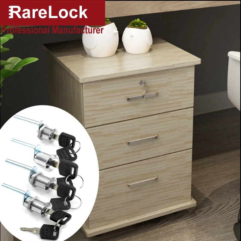 Drawer Cabinet Lock for Office Funiture Desk Home Beside Table Bookcase Tool Box School Locker Hardware Rarelock MS541 H