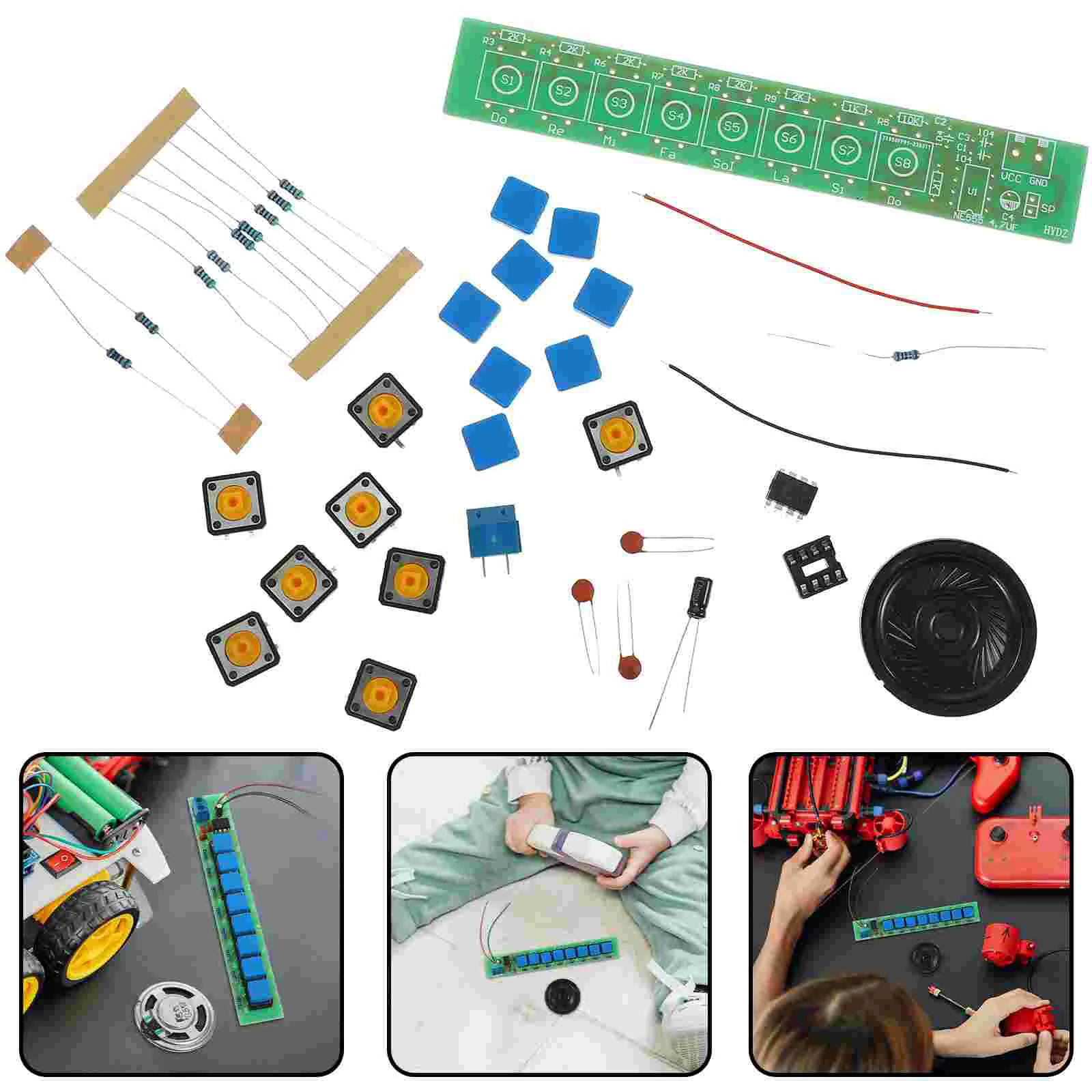 

Welding Kit Electronic Organ Solder Project DIY Soldering Supplies Musical Instrument