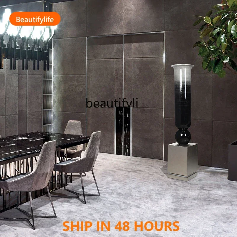 03 ss Creative vase dried flower ornament large floor modern simple light luxury living room hotel lobby hall decorative flo