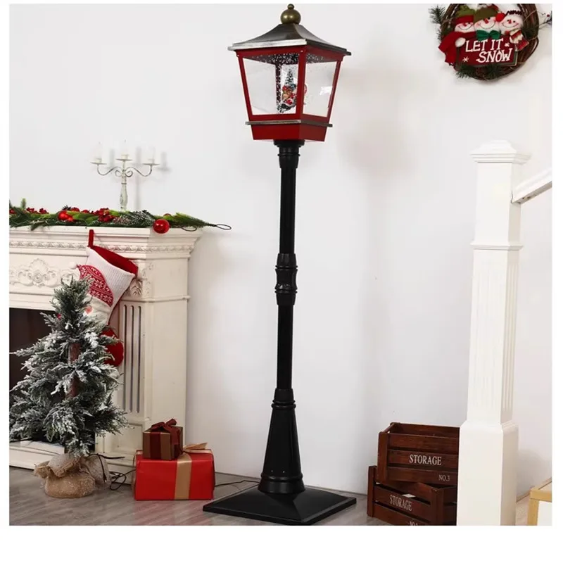 زينة عيد الميلاد لاكي سنو أضواء مسار عيد الميلاد زينة عيد الميلاد اكسسوارات أضواء الموسيقى