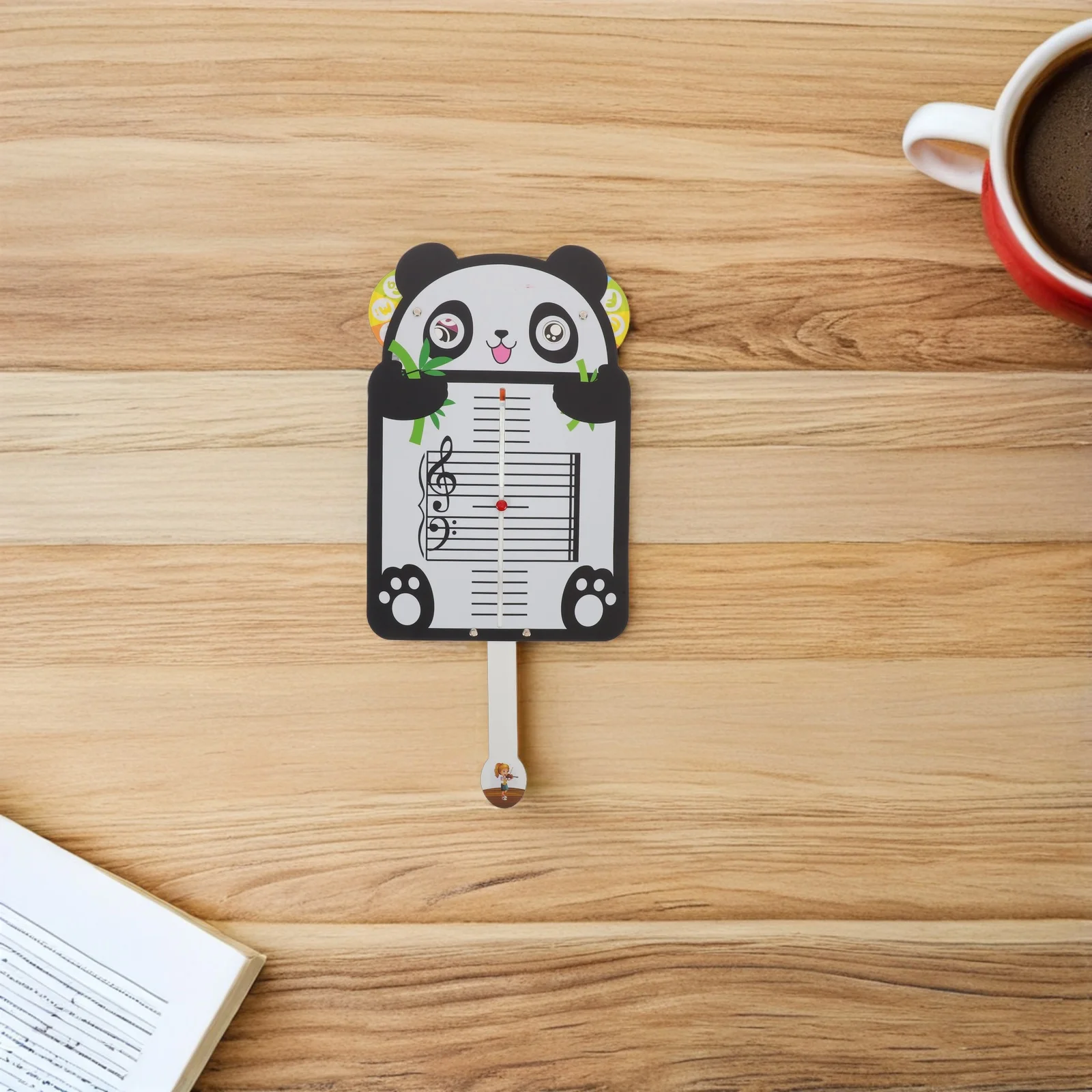 

Music Notation Card Panda Design Kids Piano Learning Tool Portable Rhythm Practice Board For Home School Classroom