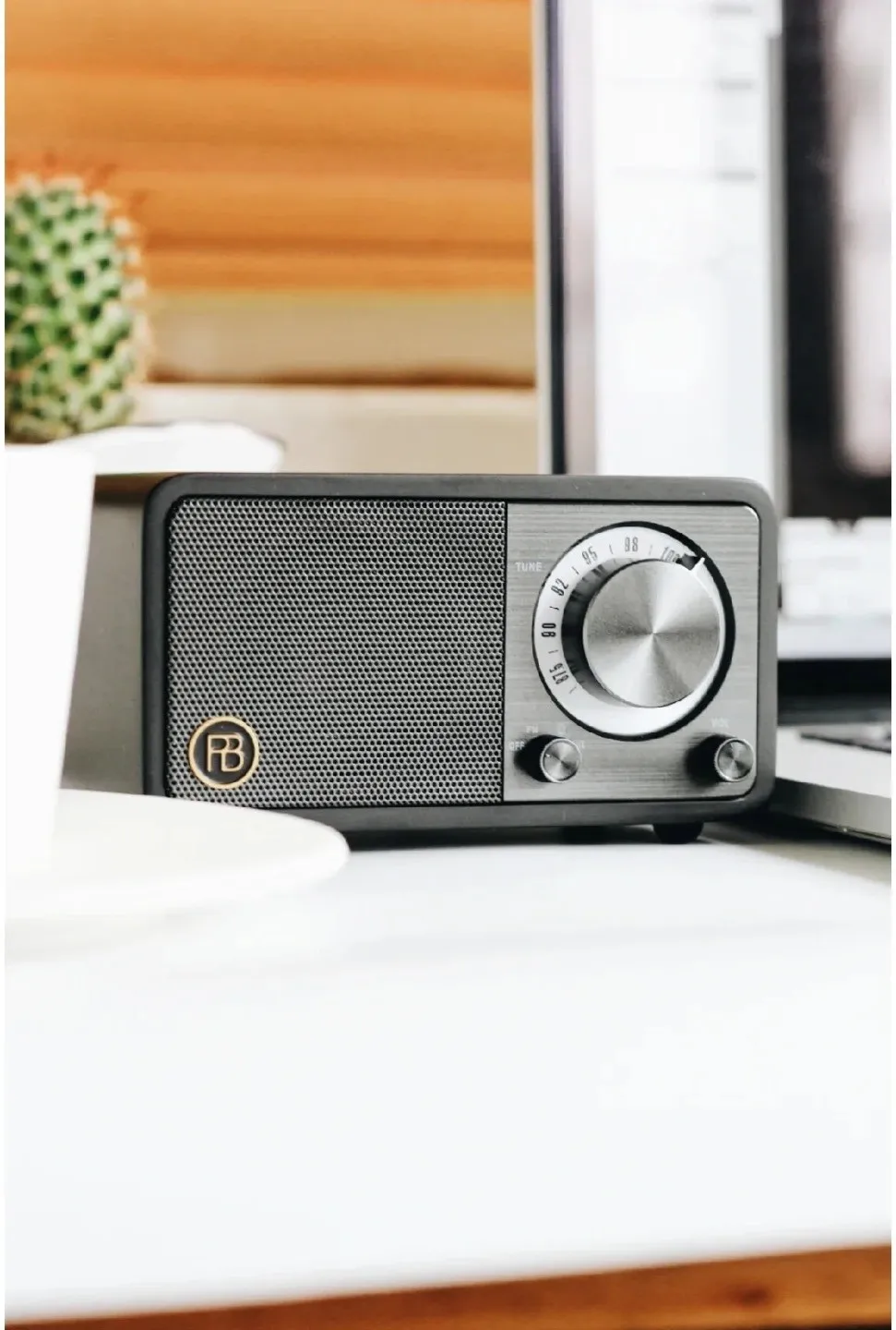 SANGEAN Mozart M1 Beauty Green Bluetooth Wireless Speaker Retro FM Radio Portable Stereo Subwoofer Speaker