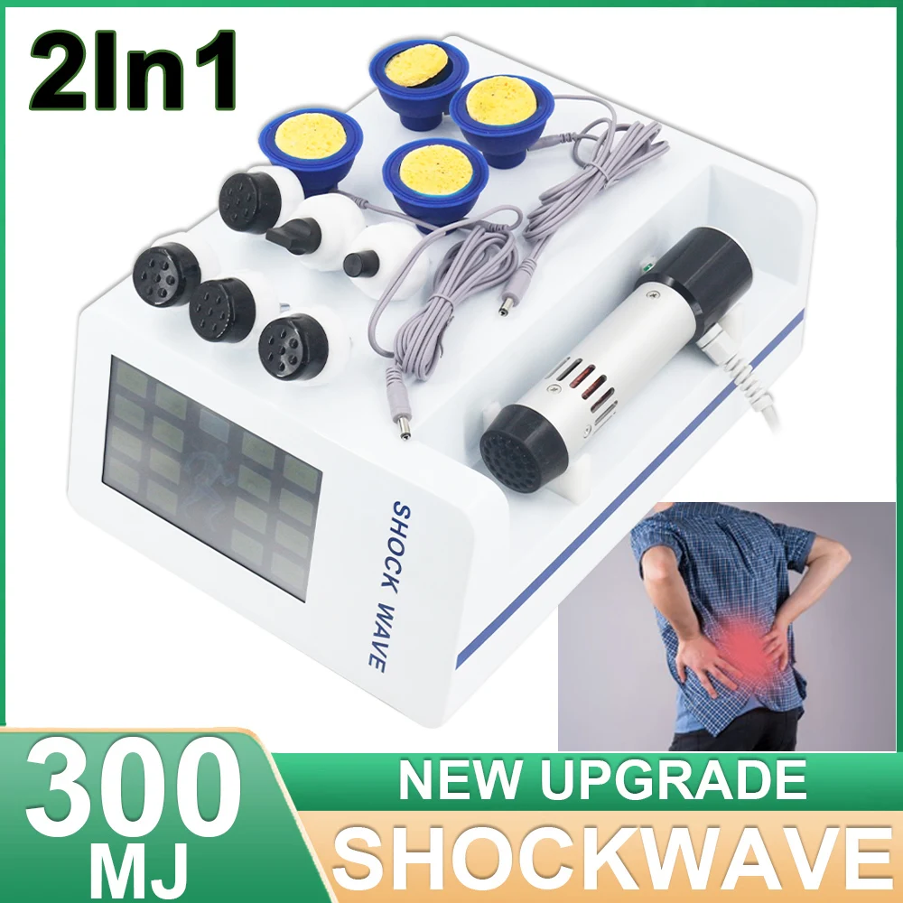 300mj Shockwave Therapy Machine Electric Muscle Stimulation Shock Wave Device ED Treatment Knee Pain Muscle Massage Health Care