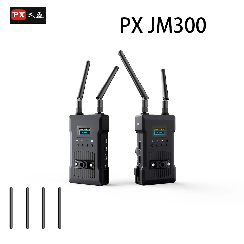 PX JM300 Pro 200m Wireless Transmission System 4k 1080P HDMI 0.06S Low Latency HD Image Video Transmitter Receiver