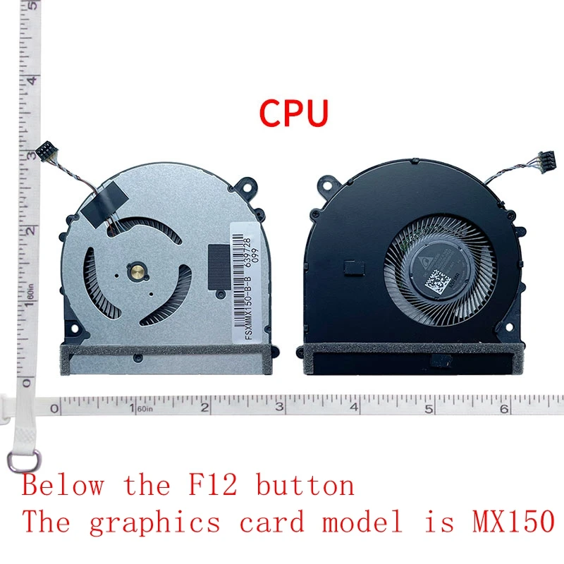 Immagine 6: Nuova ventola di raffreddamento GPU Cpu per Laptop per xiaomi TM1701 TM1707 171502 171501 181501-01 AD AL AQ AK MX250