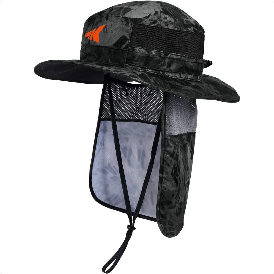 

UPF 50 Boonie Hat Fishing Hat with Removable Neck Flap Sun Hats for Men