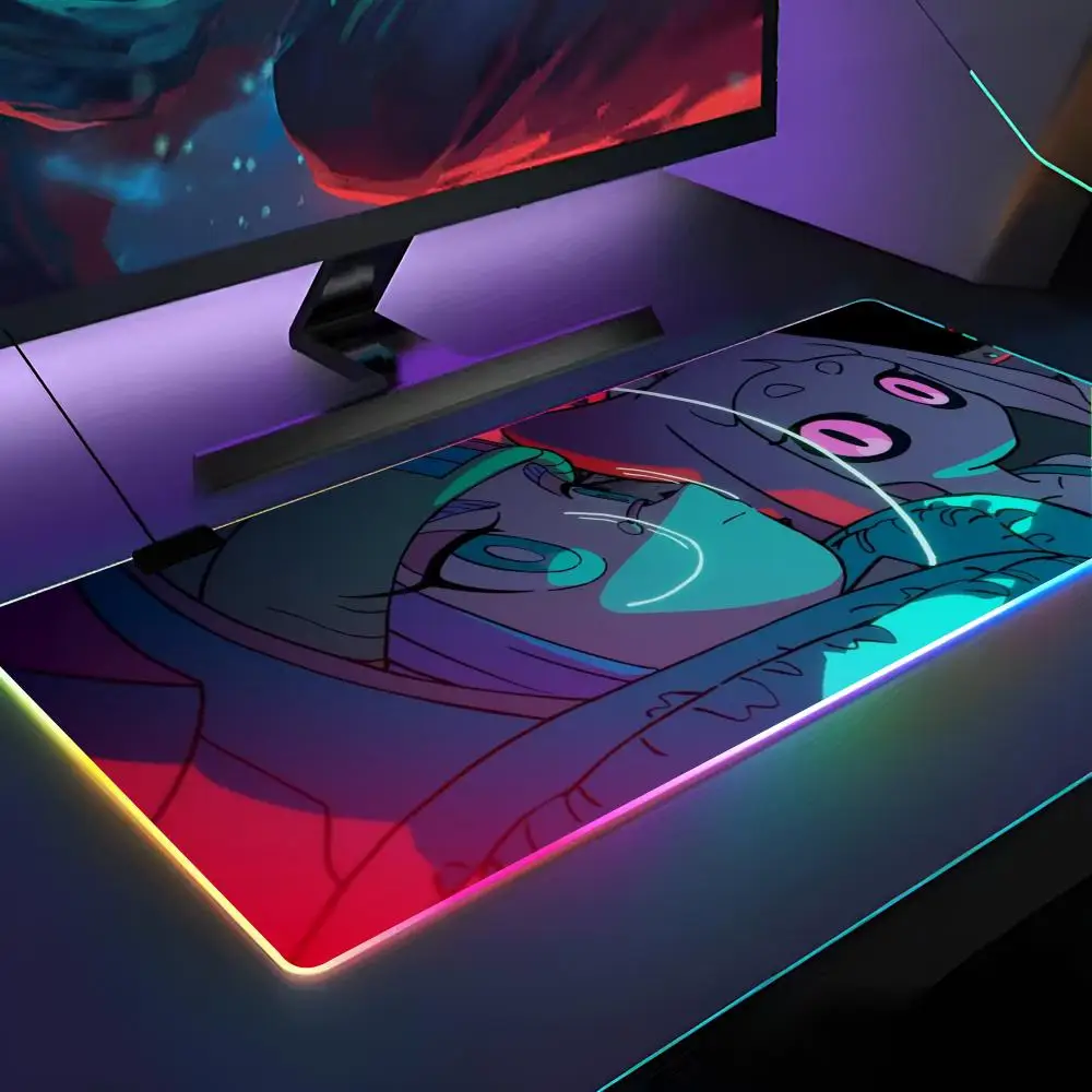 

Zutomayo Darken Mouse Pad RGB Backlit Mouse Pad Laptop Mouse Pad Laptop Gamer Computer Desk Gaming Accessories