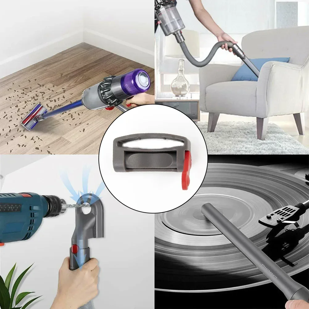 Peças de reposição de bloqueio de gatilho portátil, acessórios de botão de alimentação, clipe de bloqueio de gatilho, mãos livres para dyson v6 v7 v8 v10 v11