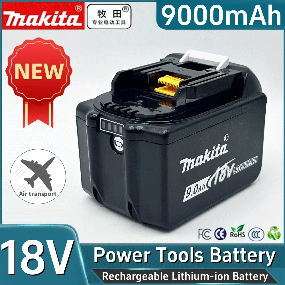 Lithium-ion 9000mAh NEW Makita 18V 9AH Battery Rechargeable Li-ion Batteries Charger for BL1860B BL1850 BL1830 BL1815 LXT400