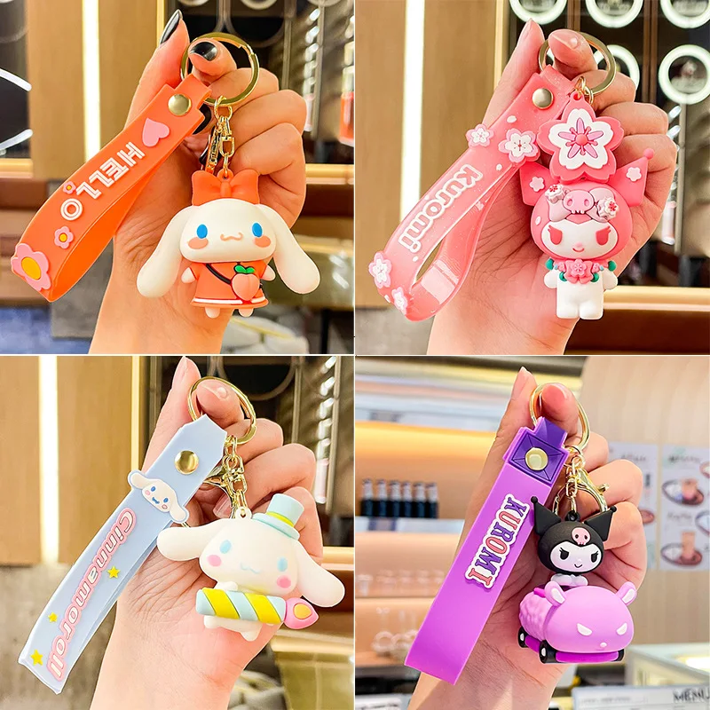 

Cartoon Fun Silicone Keychain Pendant Couple Creative Jewelry Bag Pendant Keychain Gift for Girlfriend's Birthday