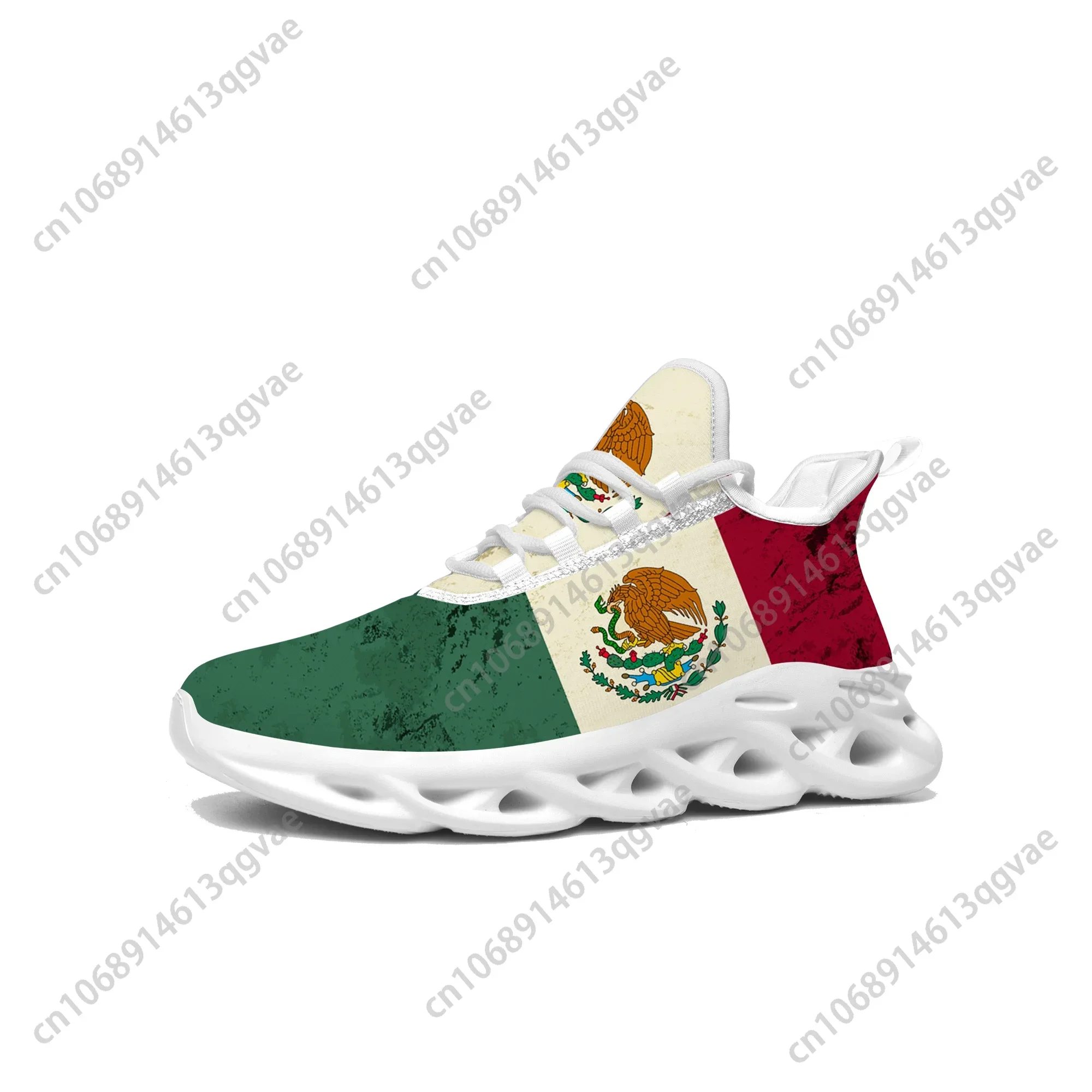 

Mexican Flag Flats Sneakers Mens Womens Mexico Pop Sports Running High Quality Sneaker Lace Up Mesh Footwear Tailor-made Shoe