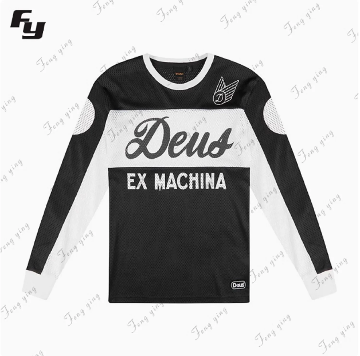 Off Road Motorcycle Jersey Endurance Race Mountain Bike Jersey Riding MTB DH Long Sleeved BMX Motorcycle Jersey # 17