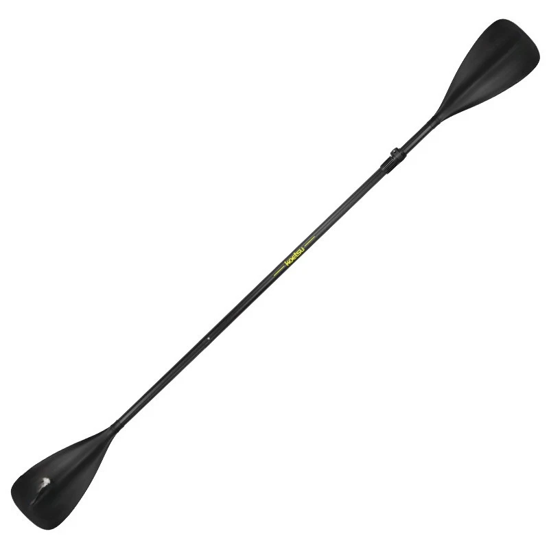 Carbon pattern half-carbon paddle inflatable paddle paddle kayak combination single and double head dual-purpose paddle